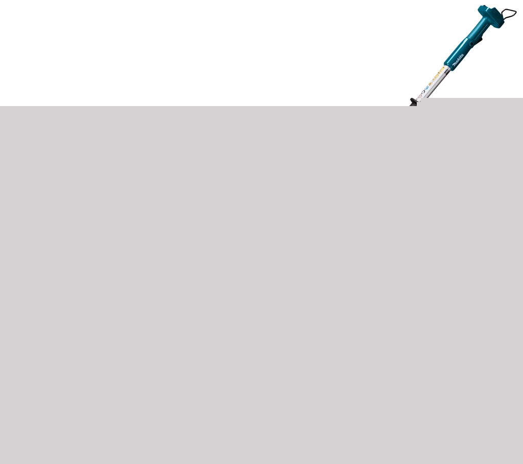 Makita DUN461WZ 18V Battery Pole Hedge Trimmer 46 cm excl. batteries and charger