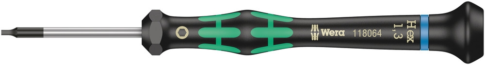 Wera 05118070001 2054 Kraftform Micro Hexagonal Screwdriver, 2.5 x 60 mm
