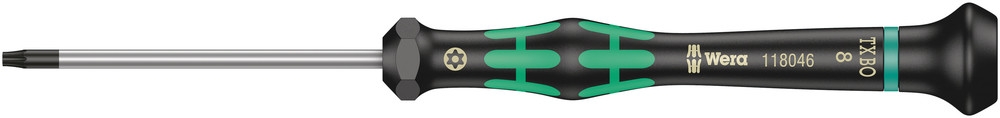 Wera 05118050001 2067 Kraftform Micro TORX® BO Screwdriver, TX 10 x 60 mm